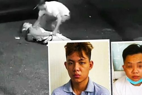 Đã bắt được 2 tên giật túi xách khiến cô gái 'bay' cả người