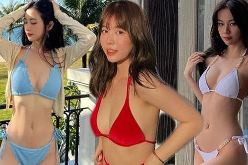 'Đường đua bikini' cháy hừng hực giữa trời đông, dàn sao Việt khoe đường cong nhìn là mê