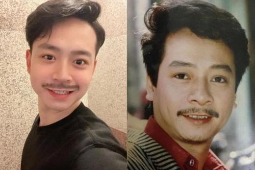 Con trai cố NSND Hoàng Dũng 'cosplay' ảnh bố y hệt, dân mạng xúc động: Hãy theo nghiệp bố