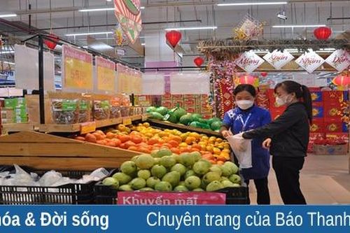 Siêu thị Co.opmart Thanh Hóa chuẩn bị nguổn hàng dồi dào phục vụ nhu cầu tết