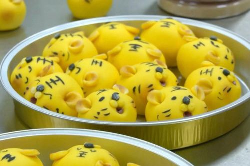 Bánh bao hình con hổ hút khách ở Trung Quốc