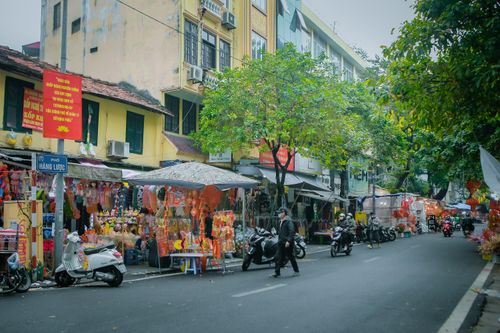Chợ hoa xuân Hàng Lược vắng khách trong ngày đầu mở bán