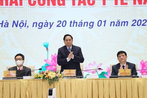 Thủ tướng Phạm Minh Chính dự Hội nghị triển khai công tác năm y tế năm 2022