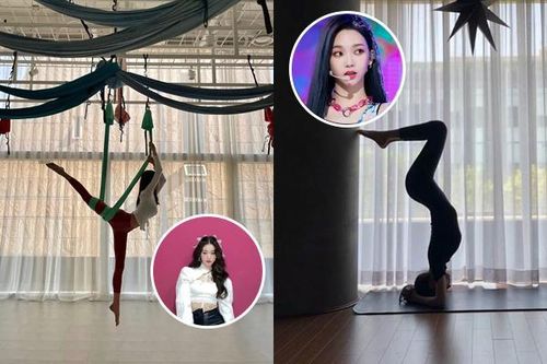 Idol Kpop khoe thân hình 0% mỡ thừa khi tập Yoga: Tỉ lệ cứ ngỡ chỉ có ở búp bê