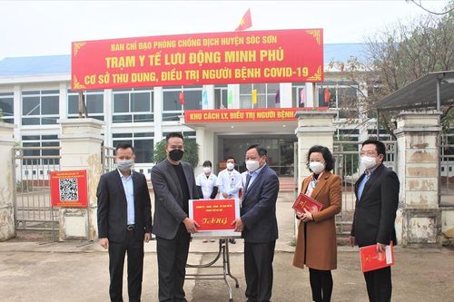 Lãnh đạo TP kiểm tra công tác phòng, chống dịch Covid-19 tại huyện Sóc Sơn