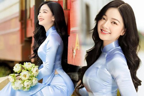 Cô gái mặc áo dài đẹp như Mai Phương Thúy