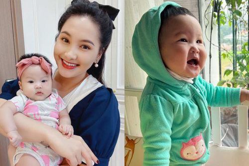 Bảo Thanh khoe con gái 8 tháng tuổi cưng hết nấc