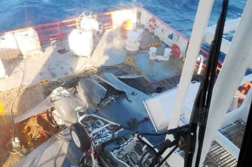 'Rò rỉ' ảnh xác tiêm kích tàng hình F-35B Anh được vớt lên từ đáy biển