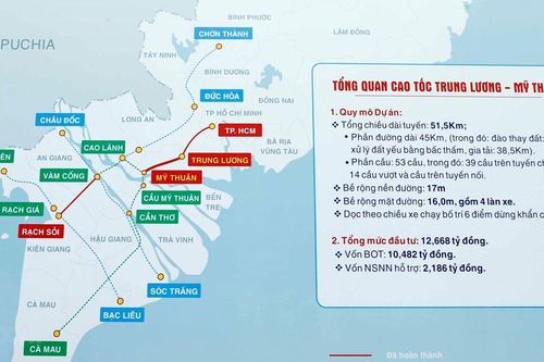 Sẽ khai thác tuyến chính cao tốc Trung Lương-Mỹ Thuận vào dịp Tết