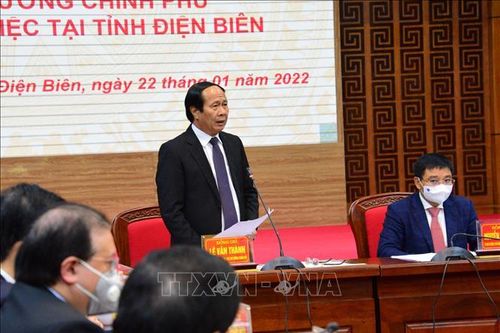 Phó Thủ tướng Lê Văn Thành làm việc tại tỉnh Điện Biên