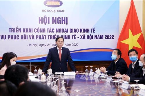 Hội nghị triển khai công tác ngoại giao kinh tế năm 2022
