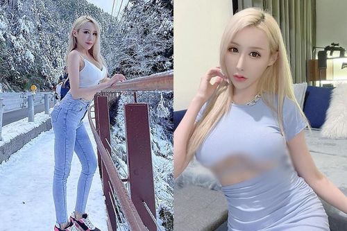 Mỹ nhân diện nội y khoe body bốc lửa giữa trời băng tuyết