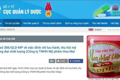 Đình chỉ lưu hành, thu hồi 2 sản phẩm 'gel rửa tay' không đảm bảo chất lượng