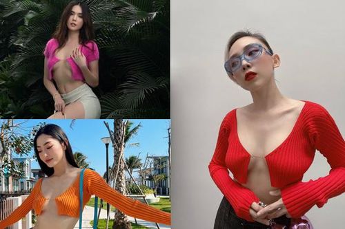 Mỹ nhân Việt vóc dáng gợi cảm với phong cách áo nối sợi chỉ