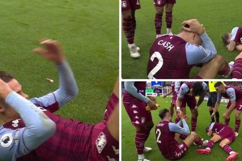 2 cầu thủ Aston Villa bị ném chai vào đầu vì ăn mừng