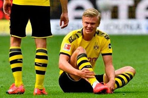 Haaland chấn thương, Dortmund lo sốt vó