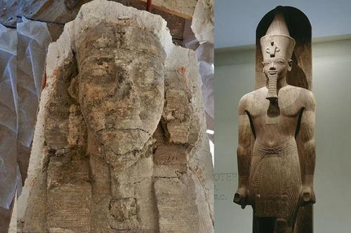 Bất ngờ cặp tượng nhân sư giúp 'hồi sinh' Pharaoh nổi tiếng Ai Cập
