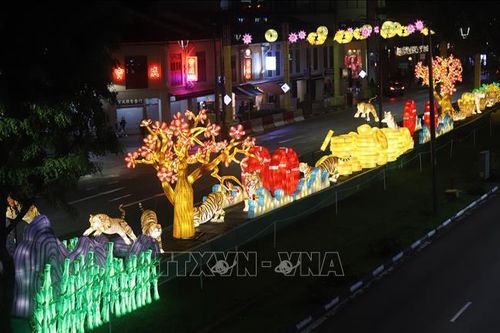 Singapore trang hoàng đường phố chào đón Tết nguyên đán Nhâm Dần