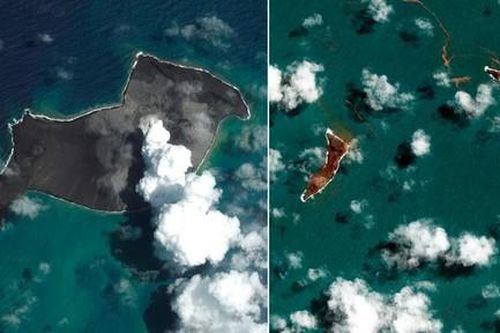 NASA: Núi lửa phun gần Tonga mạnh gấp hàng trăm lần bom nguyên tử