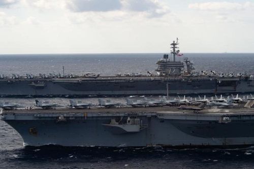 F-35 gặp nạn trên tàu sân bay Mỹ ở Biển Đông, 7 người bị thương