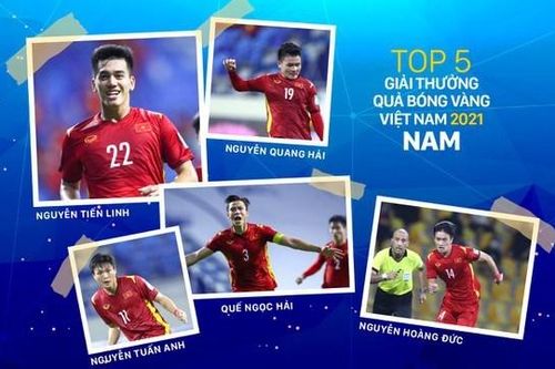Công Phượng rơi khỏi top 5 danh sách rút gọn Quả bóng vàng Việt Nam 2021