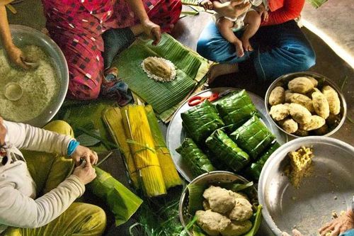Bồi hồi, xao xuyến nhớ nồi bánh chưng Tết