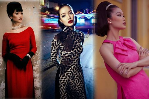 Miss thần thái Lâm Bích Tuyền tái hiện 3 kiểu áo dài đặc trưng từ thập niên 60 đến nay
