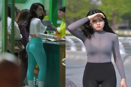 Đỏ mặt trước kiểu diện đồ tập này xuống phố của các mỹ nữ