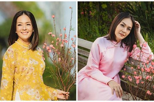 'Mỹ nhân ảnh lịch' Chung Vũ Thanh Uyên rạng rỡ ở tuổi 46