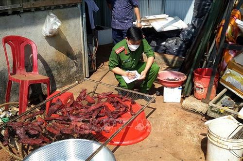 Bắt quả tang cơ sở chế biến thịt lợn nái thành thịt nai khô