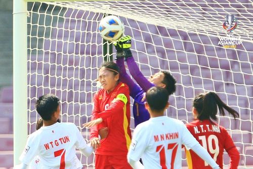 Tuyển nữ Việt Nam chật vật giành vé vào tứ kết Cúp bóng đá nữ châu Á 2022