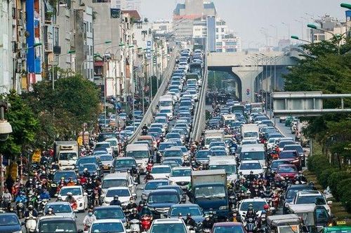 Giao thông Thủ đô ùn tắc ngày cận Tết 2022