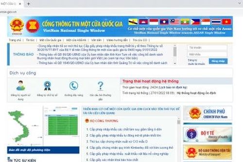 Chính thức triển khai chức năng cảnh báo chống ùn tắc hàng hóa tại các cửa khẩu đường bộ