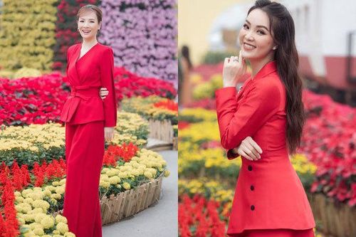 Đan Lê, Thụy Vân đọ sắc ở đường hoa Xuân