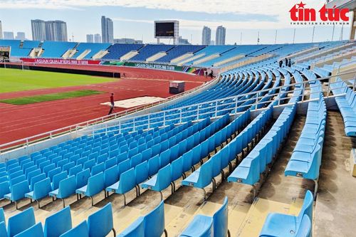 Bàn giao các hạng mục của sân Mỹ Đình để tổ chức trận đấu tuyển Việt Nam - tuyển Trung Quốc