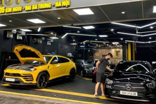 Làm đẹp ô tô đón Tết: Khách không đông, garage cho nhân viên nghỉ sớm