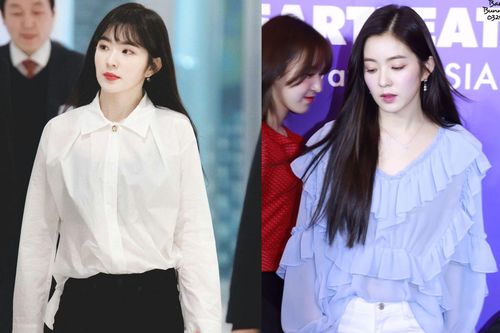 Irene là chuyên gia mặc áo sơ mi trẻ trung, thanh lịch