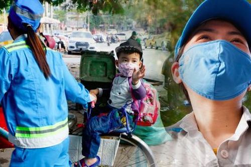 Tết ấm áp của bé trai 2 tuổi theo mẹ đi gom rác ở Hà Nội: Đón giao thừa tại phòng trọ 10m2 rồi lại tiếp tục công việc
