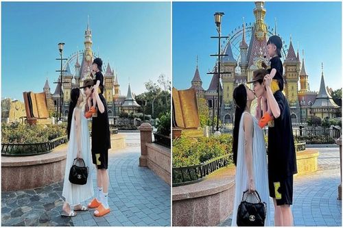 Vác bầu đi chơi, ái nữ nhà Minh Nhựa chuẩn bị 'vượt cạn'