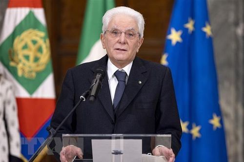 Tổng thống Italy Mattarella cam kết nỗ lực đáp ứng sự kỳ vọng