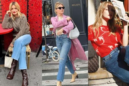 Học phụ nữ Pháp 12 cách mặc quần jeans đẹp