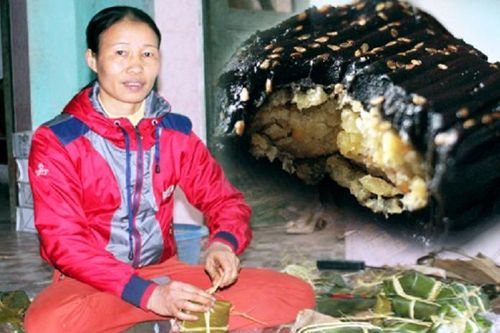 Ngôi làng ở Hưng Yên gói bánh gai to bằng bánh chưng đón Tết
