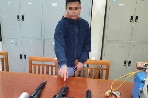 Rao bán súng hơi trên mạng xã hội