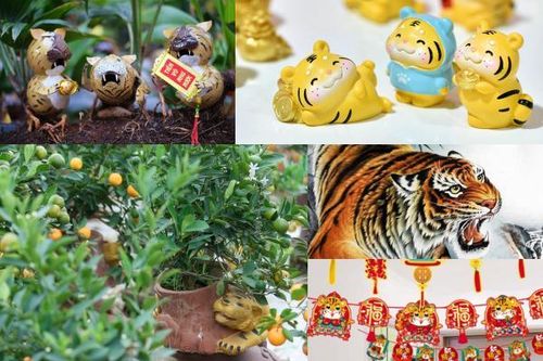 Loạt sản phẩm hình hổ trang trí nhà đón Tết Nhâm Dần