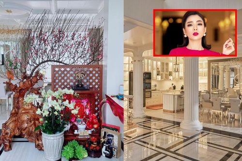 Lệ Quyên hé lộ biệt thự xa hoa vừa xây xong để đón Tết, ai nhìn cũng phải choáng ngợp