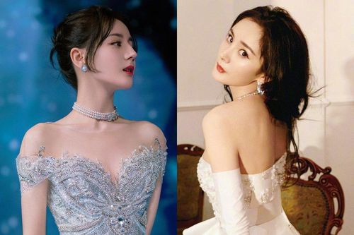 Địch Lệ Nhiệt Ba gợi cảm khi diện váy của NTK Việt