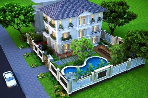 Biệt thự hiện đại 3 tầng gây 'bùng nổ' với thiết kế tuyệt đẹp