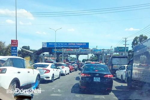Xả 2 trạm thu phí đường cao tốc TP.HCM - Long Thành - Dầu Giây