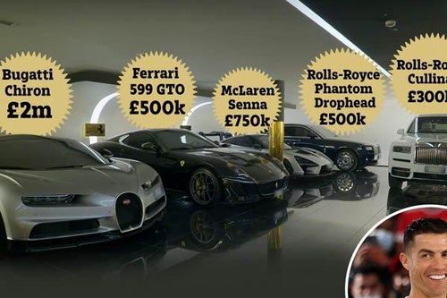 Ronaldo sở hữu đội hình siêu xe trị giá 17 triệu bảng
