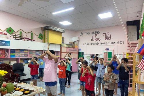 Tết của giáo viên ở lớp tình thương